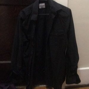 Express medium mk2 dress shirt black